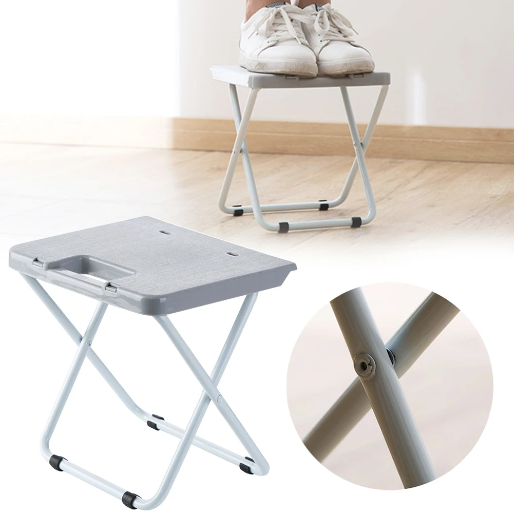 

Camping Chair Folding Stool Anti Slip Practical Portable Fishing Steady PP Kids Adults Home Space Saving Picnic Indoor Outdoor