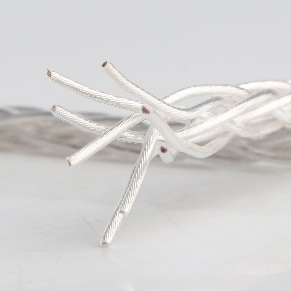Hi end 8cores OCC Silver Wire Upgrade Headphone Cable smaller version for headphone cable