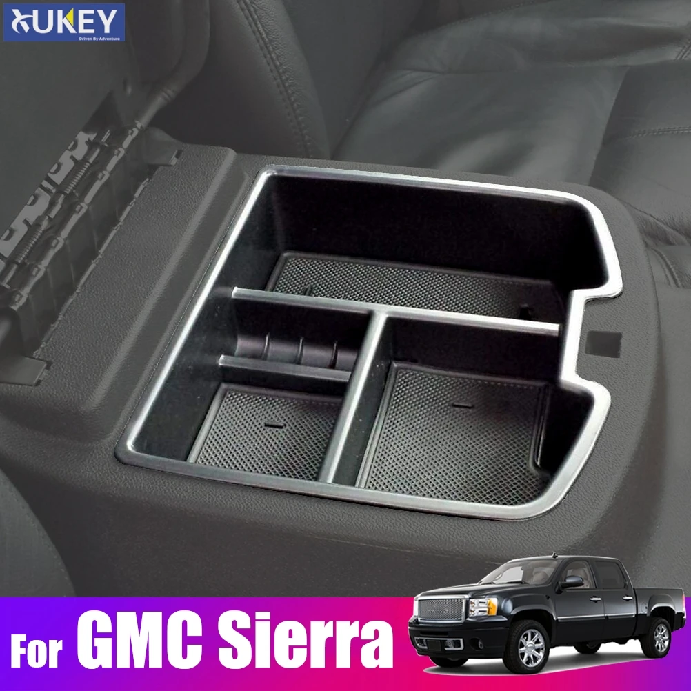 Center Console Organizer Armrest Storage Box For Chevrolet Yukon Avalanche Chevy Tahoe Silverado
