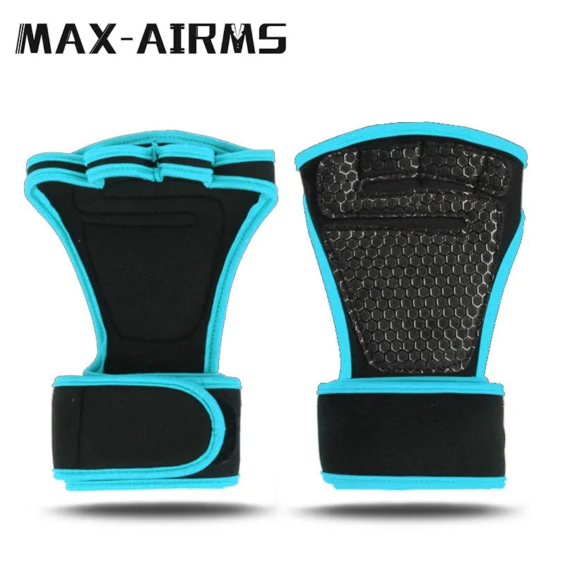 Maxairms перчатки для поднятия веса тренировочные Захваты в тренажерном зале фитнес