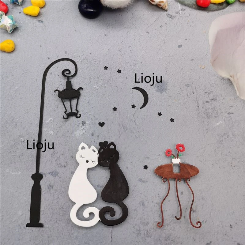 Cute cat Скрапбукинг штампованные металлические Вырубные штампы 2020 для сделай сам