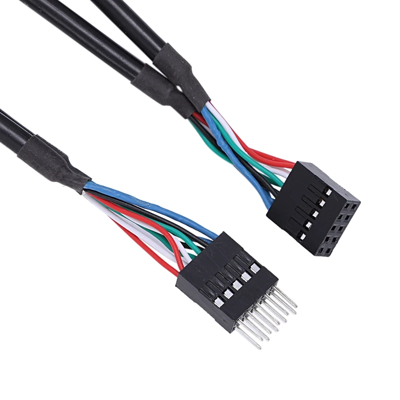 Горячая 3C-1M/3.3Ft 10 Pin Материнская плата PCB Кабель мужчин и женщин заголовок удлинитель Dupont перемычка провода кабель(10Pin M/F