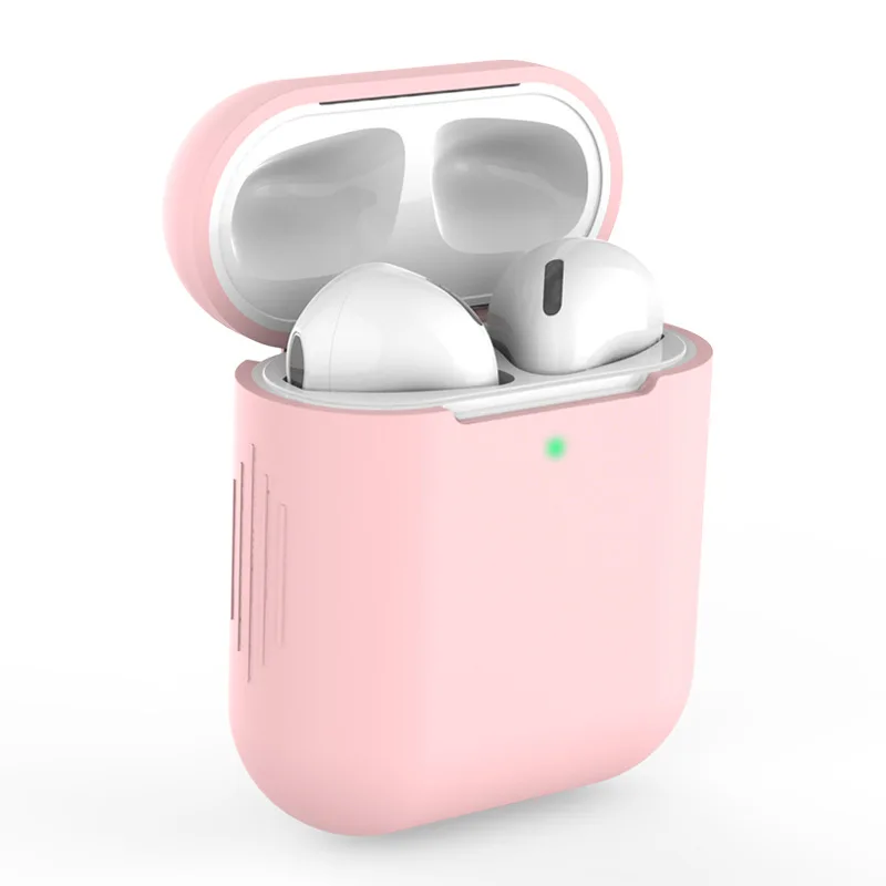 Mr Store чехол для Apple AirPods 2 Siliconen Cover Draadloze Bluetooth Air Pods чехол Beschermende для AirPod Sil прочный - Цвет: Многоцветный