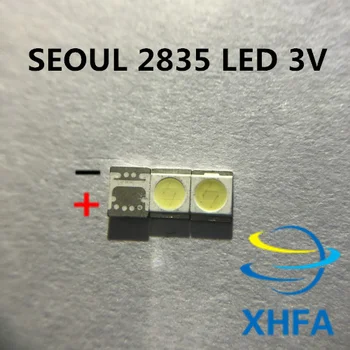 

50pcs FOR LG Original SEOUL LED LCD TV backlight lamp beads lens 1W 3v 3528 2835 cool white light bead