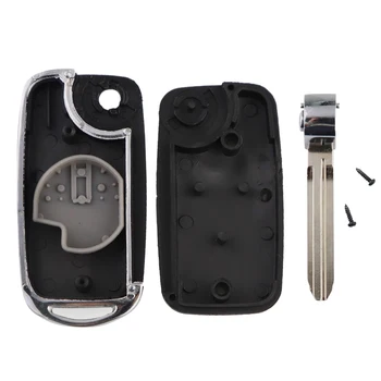 KeyforkessShell chiave a distanza per auto pieghevole a vibrazione modificata per Suzuki WIFT SX4 ALTO Splash Vauxhall Agila 2005-2010 Pad in gomma 2BTN - YIQIXIN Shell chiave a distanza per auto pieghevole a vibrazione modificata per Suzuki WIFT SX4