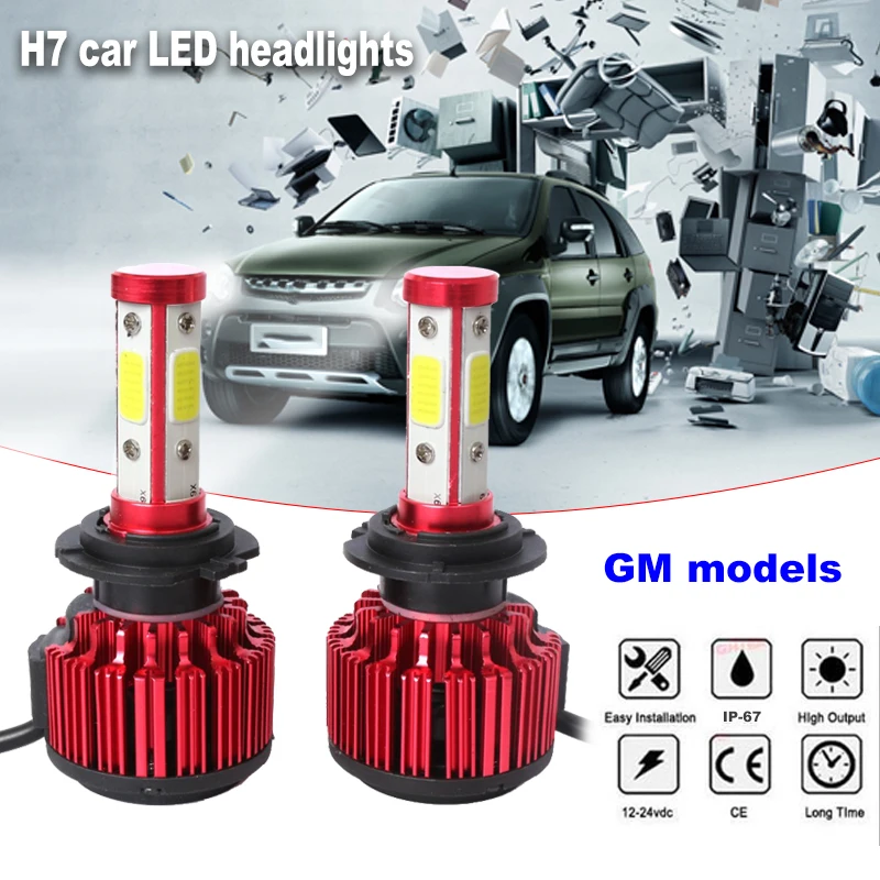 Car Led Headlight LED Fog Light High Power LED Headlight Bulbs Auto H7 X6 Universal