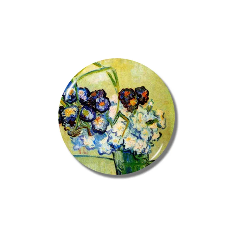 Lychee Life Van Gogh Paintingt серии магнит на холодильник круглой формы магниты на холодильник дорожные сувениры украшения для кухни