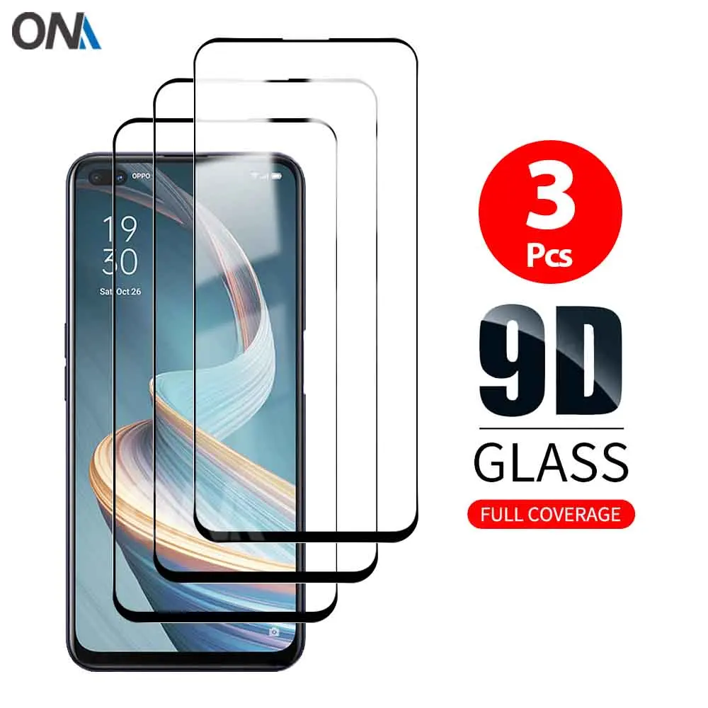 Защитная пленка для экрана Oppo Reno 4 Z 5G Reno4 F закаленное стекло премиум класса полное