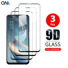 Protector de pantalla para Oppo Reno 4 Z, 5G, Reno4 F, vidrio templado, película de vidrio Protección de cobertura total Premium para Oppo Reno 4 Lite