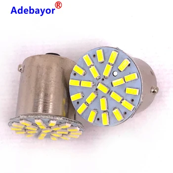 

20pcs 1156 BAY15S P21W 3014 22 SMD Car Led Turn Parking Signal Lights Brake Tail Lamps Auto Rear Reverse Bulbs DC 12V