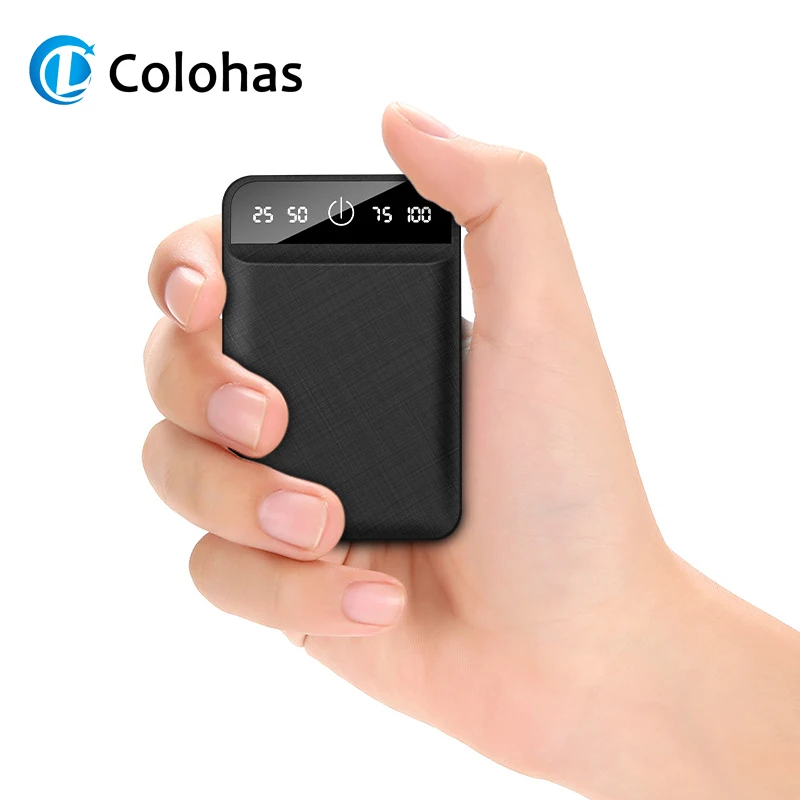 

Mini Power Bank 10000mAh Portable Charging PowerBank 8000mAh USB PoverBank External Battery Charger For Xiaomi 9 iPhone 7 Huawei