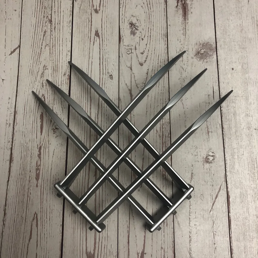 X Men 1: 1 Logan Wolverines клинок в форме клешни пара PawCosplay Prop Косплей Хэллоуин Super Hero