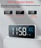 LED digital desk clock with temperature display 4