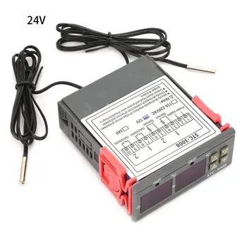 

STC-3008 Computer Digital Display Intelligent Double Control Electronic Temperature Controller 12v Regulator