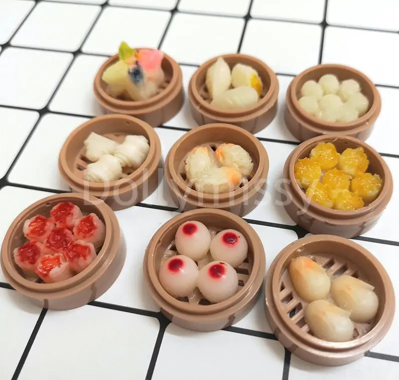 2 шт. кукольный домик миниатюрная еда китайский Dim Sum ролевые продукты blyth BJD кукольный домик Декор кухонные игрушки