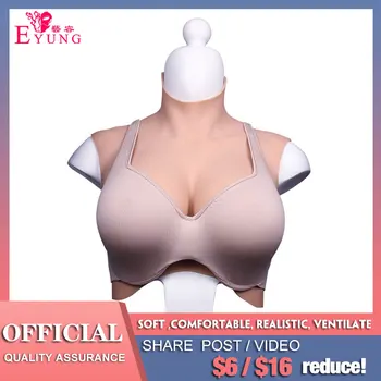 

L-D Silicone Filler Silicone Breast Forms For Men Floating Point Fake Boobs For Sissy Crossdresser Transvestitism Male To Female