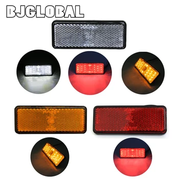 

Universal LED Rear Tail Red Rectangle Reflectors Reflector For Honda Suzuki BMW KTM Yamaha BMW Kawasaki Motorcycle Accessories