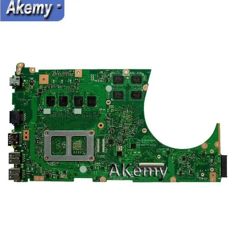 Akemy S551LB Laptop motherboard For Asus S551LB S551LN S551LD S551L Test original mainboard 4G RAM I5-4200U GT740M-2G