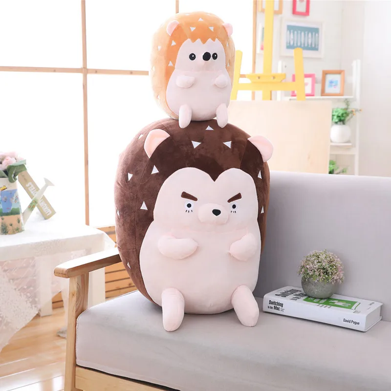 1 pc/25 50 см, симпатичные, с плюшевым ежом; игрушка мягкие Животные с плюшевым ежом; кукла подушка для сна, игрушки для детей, подарок ко дню рождения