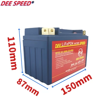 

SP14S Lifepo4 12V Motorcycle ups battery 14ah 150*87*110 Iron Lithium battery for Motor gel Bateria 12v with bms li fe battery