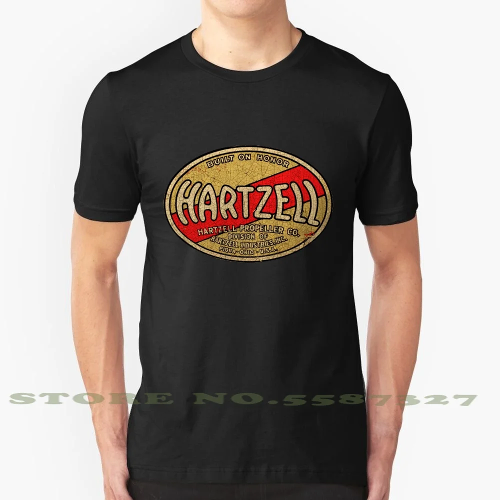 Hartzell Propellors Fashion Vintage Tshirt Magliette Hartzell Propellors Vintage Engine Plane Cessna Mooney Piper Pilot Light