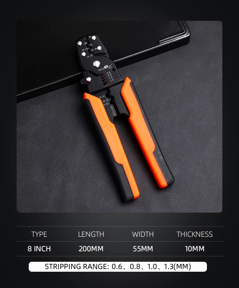 Vanjoin Wire Stripper Crimping Pliers Electrician Tools Alicate Multifuncional Wire Cutter Terminal Tubular Crimper Hand Tools Vanjoin Wire Stripper Crimping Pliers Electrician Tools Alicate Multifuncional Wire Cutter Terminal Tubular Crimper Hand Tools