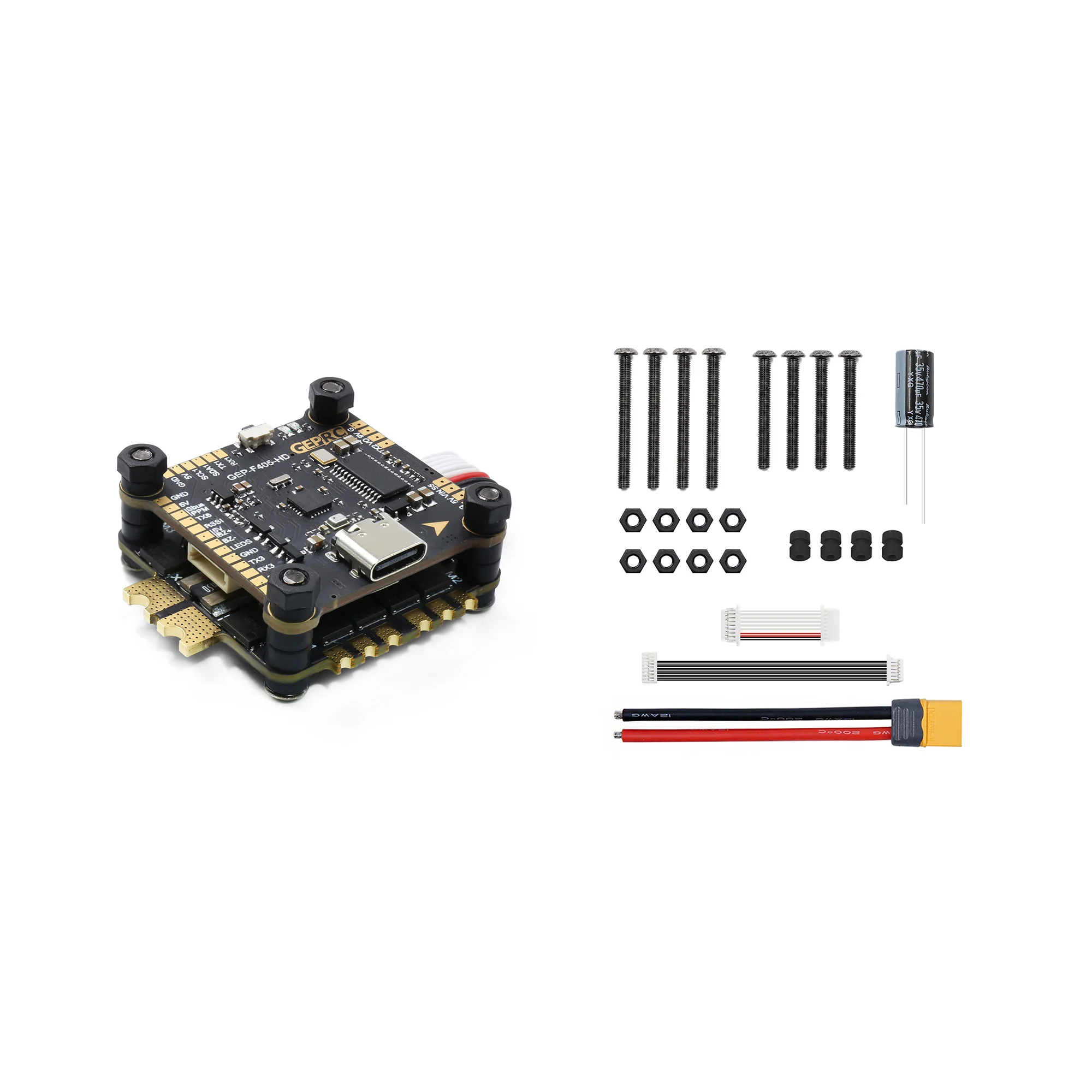 GEPRC SPAN F405 HD Stack F4 Flight Controller Tower GEP-G50A-4IN1 50A ESC For RC DIY FPV Racing Drone