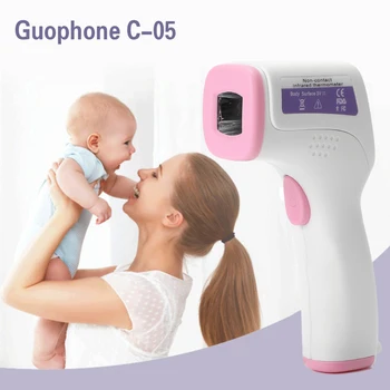 

Medical Infrared Thermometer Forehead Baby Portable Non-Contact Child Handheld Body/Object Temperature Measure IR Device