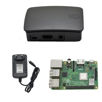 

3 In 1 Raspberry Pi 3 Model B+(Plus) + Abs Case + 5V 3A Power Adapter For Raspberry Pi 3B+(Eu Plug)