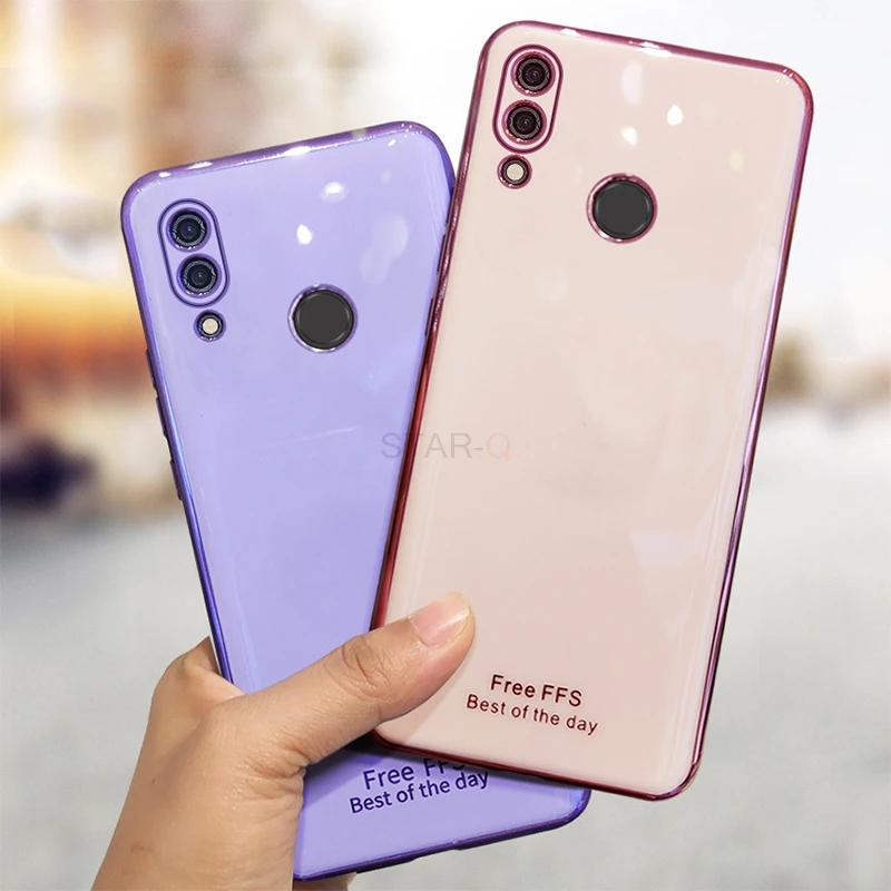Чехол-накладка для Huawei y9 y7 y6 Prime 2019 Nova 3 3i 5t Honor Play 7a 7c 10 9 8 Lite силиконовый в