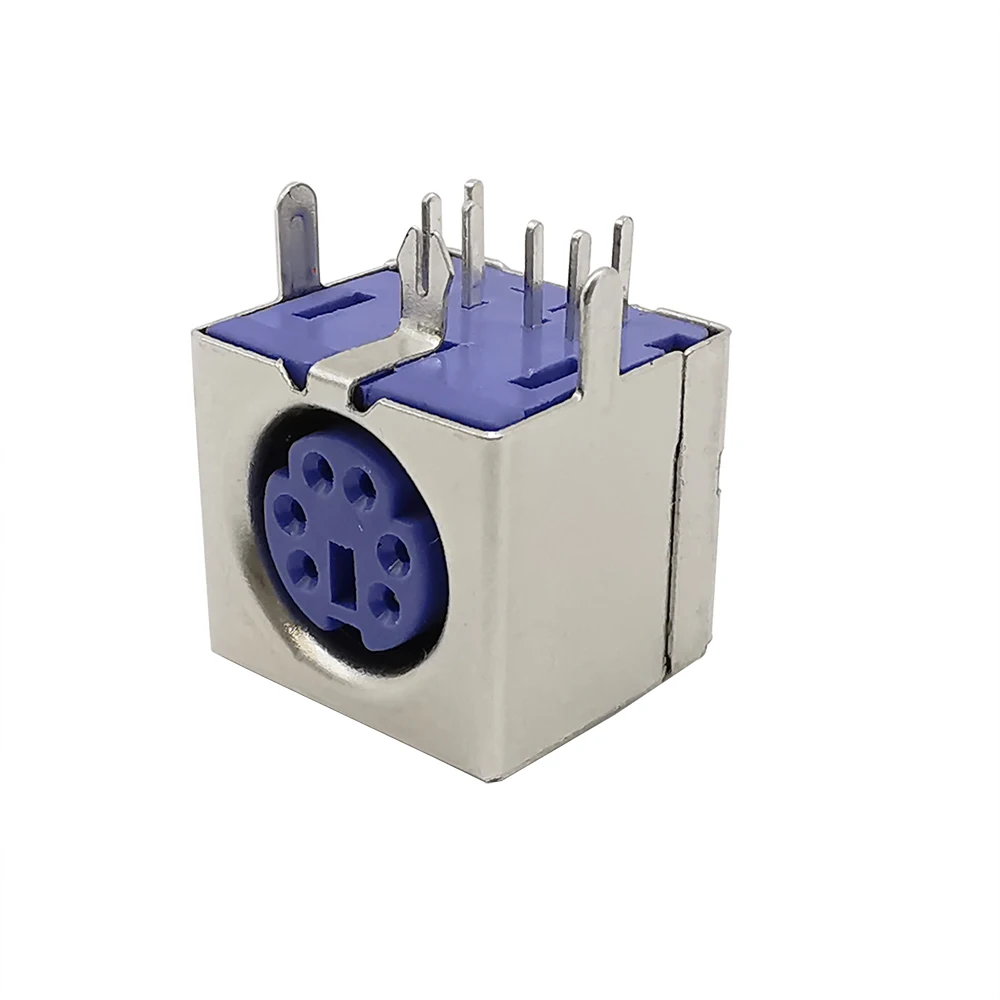 BIlinli 10pcs Mini 6 Pin DIN Socket Connettori PS-2 Female Plug - Foto 8