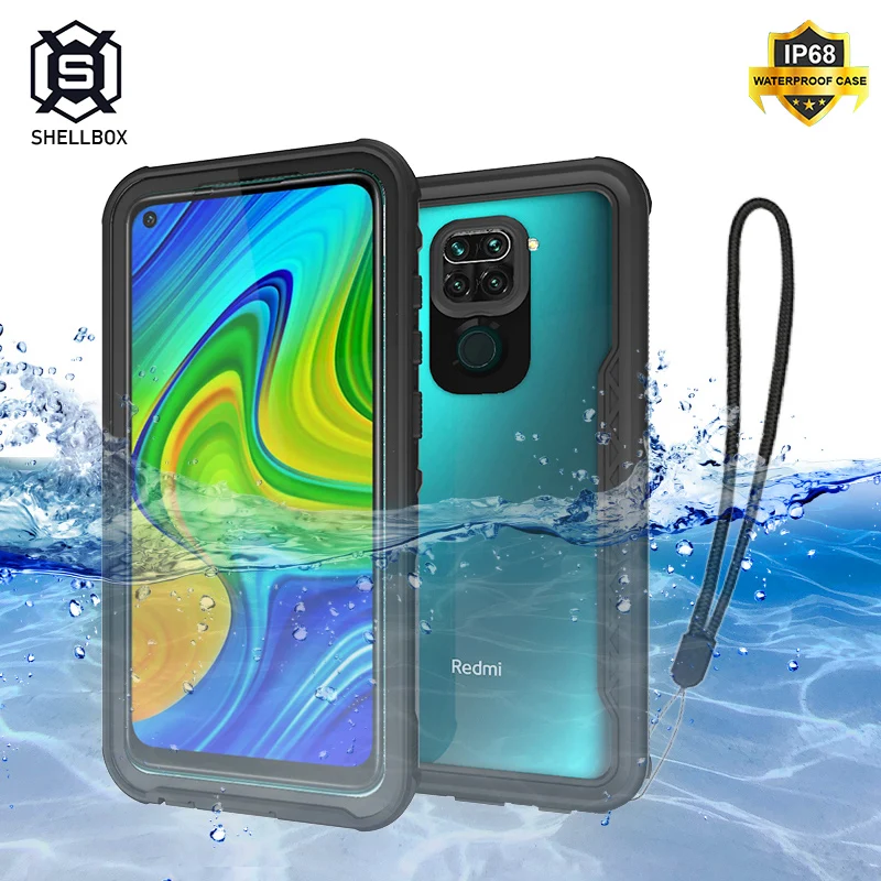 Shellbox Shockproof Waterproof Case For Xiaomi Redmi Note 9 Note 10 Pro