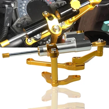 

CNC Aluminum Motorcycle Steering Stabilizer Damper Mounting Bracket Kit Safety Control For Kawasaki Z900 Z 900 2017 2018 logo