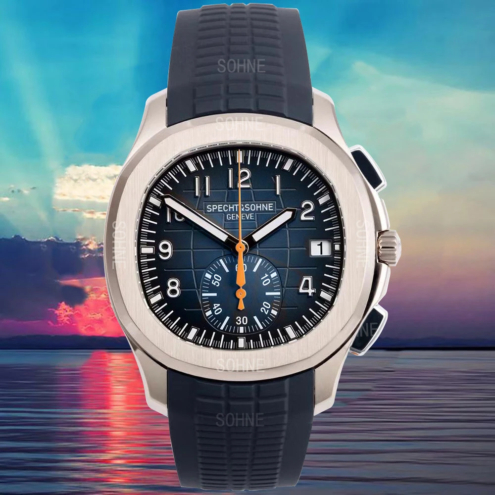 2022 Best Selling Products Wristwatch For Men Steel Japan Chronograph Quartz Watch Rubber Strap Relogio Masculino Waterproof