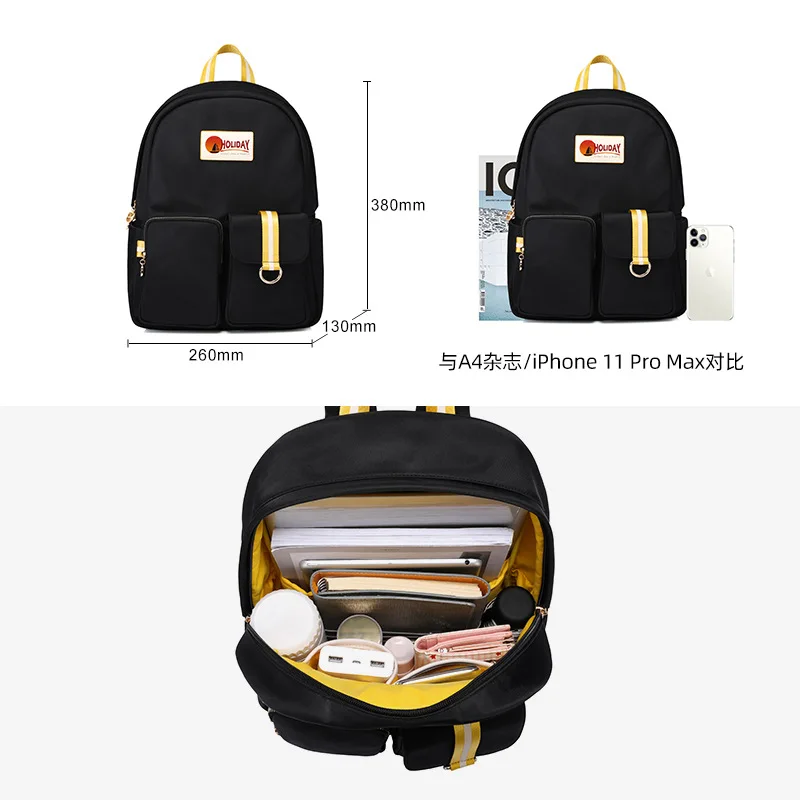 

EU Is Satisfied Backpack Women's 2019 New Style Korean-style Versitile Fashion Large-capacity Backpack Super Fire Popular Brand