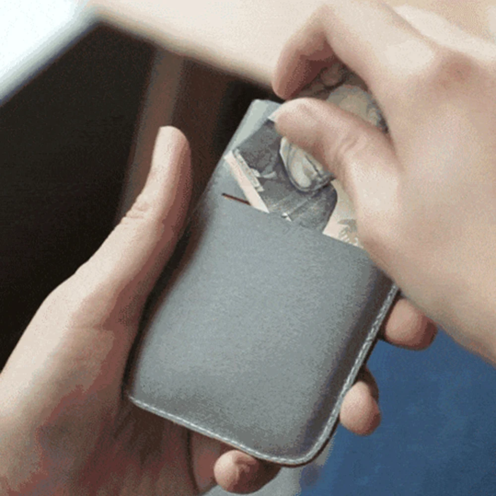 Популярный тонкий мягкий кошелек, мини-держатель для карт, дизайнерский мужской кошелек, градиентный цвет, 5 Бумажник для карт