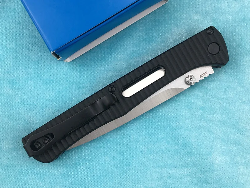 LEMIFSHE 417 Складной нож S30V лезвие нейлоновое волокно ручка Открытый Кемпинг Охота кухонный Фруктовый Нож EDC инструмент