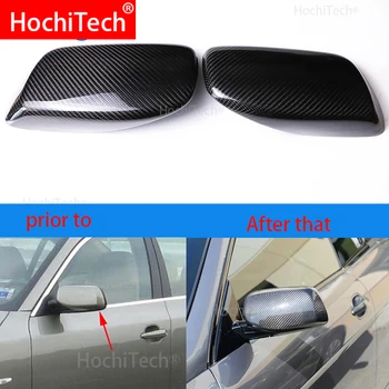 

True carbon fiber mirror mask for BMW 5 Series E61 wagon 545i 550i 2004-2007 high quality carbon fiber mirror mask