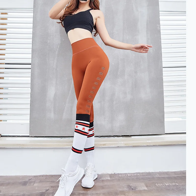 

NEW Women Yoga Pants Sports Running Sportswear Stretchy Fitness Leggings Stretchy Gym Tights High Waist Sport Leggings Pants