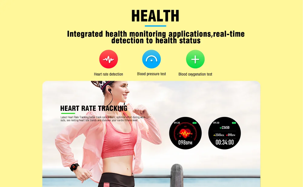 KOSPET Magic Для женщин умные часы сердечного ритма кровяное давление Фитнес Trakcer KW19 спортивные умные часы Для мужчин дамы для IOS и Android телефон