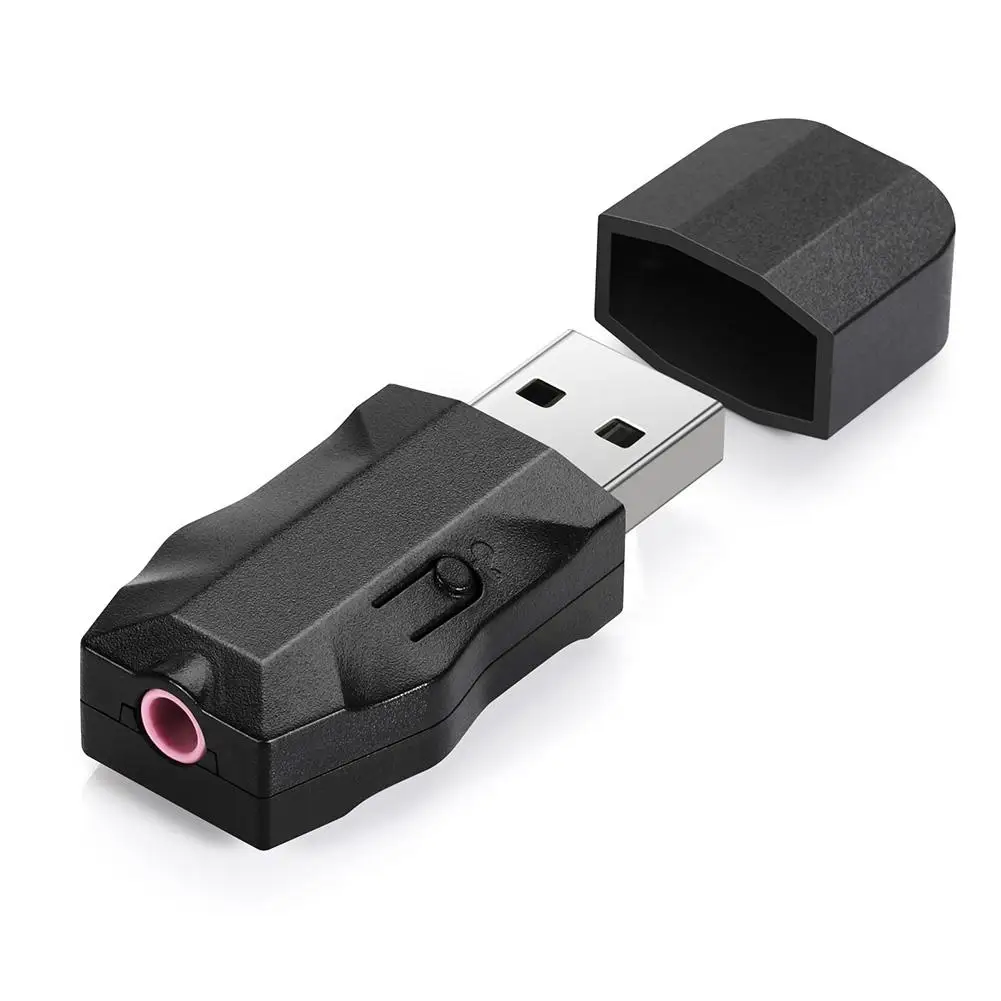 Rondaful USB Bluetooth 5,0 музыкальный приемник 3,5 мм аудио передатчик Hands-free автомобильный адаптер для стерео наушников ноутбук с системой windows