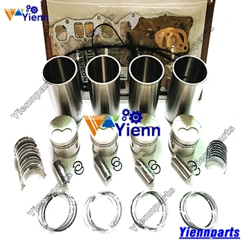 

For ISUZU 4FB1 Overhaul Rebuild Kit Piston ring Liner Full Gasket Kit Bearing Set For Iseki Tractor TE4370 Engine Rrpair Parts