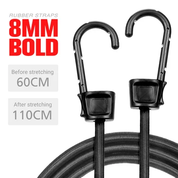 

HEROBIKER Motorcycle Tail Bag Fixed Rope 2 Hooks Motorcycle Hold Down Fuel Tank Rope Luggage Helmet Ropes Motorcycle Accessories