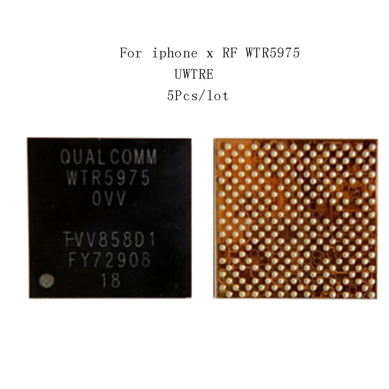5 шт./лот Хорошее качество U_WTR_E для iphone X RF WTR5975 мобильный телефон ic UWTRE промежуточная частота ic IF чип