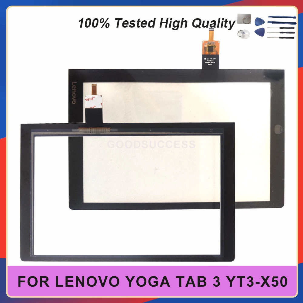 Новый сенсорный экран 10 1 дюйма для Lenovo YOGA Tab 3 Женский Сенсорный дигитайзер панель