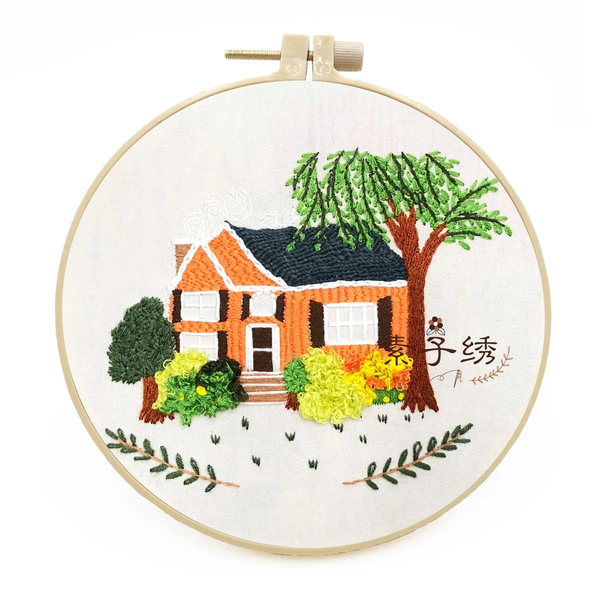 Babysbreath Embroidery Kit DIY Needlework Houseplant Pattern Needlecraft  for Beginner Cross Stitch Artcraft(Without Hoop) - AliExpress