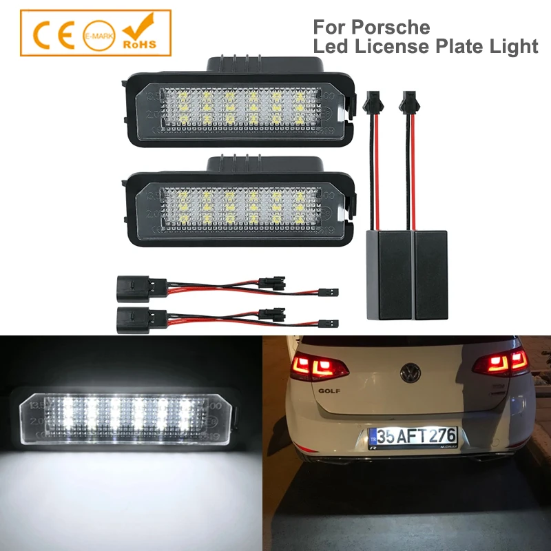 light above license plate