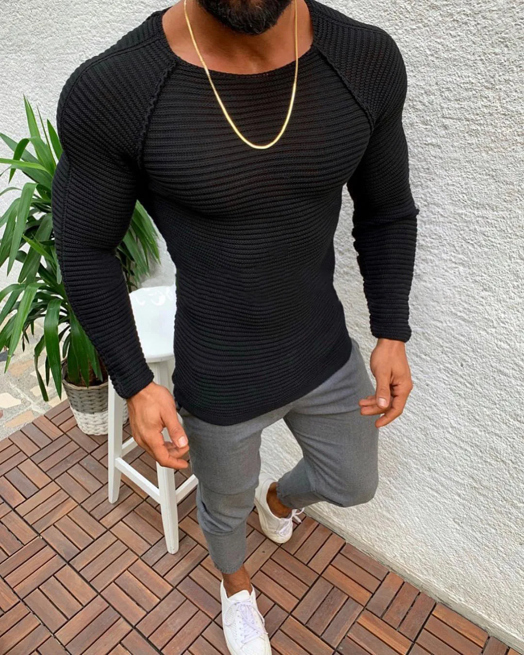 

Mens Sweaters 2018 Christmas Clothes Winter 2019 Man Plus Sweater O-Neck Pullovers Full Computer Knitted
