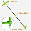 Claw Weeder Root Remover Outdoor Killer Tool Portable Garden Lawn Long Handled Aluminum Weed Puller Removable With Foot Pedal 5