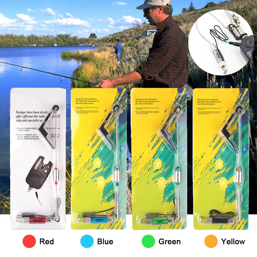 

Outdoor Fishing LED Illuminated Indicator Alarm Chain Hanger Swing Tackle